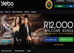 get the best online casino bonuses at Yebo Casino