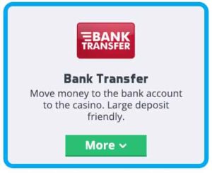 bank transfer