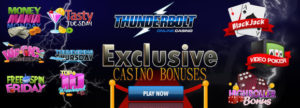 Thunderbolt Casino Bonuses and Promos